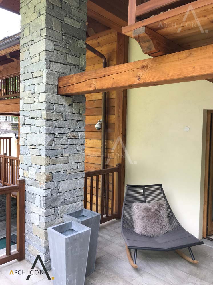 COURMAYEUR IN BLU - L'ANTICHALET - progetto Arch.Tiziano Boglio