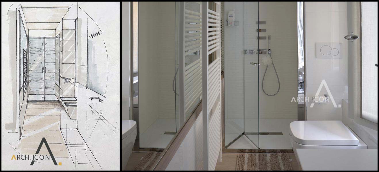 Vintage & verde acqua progetto Arch. Anna Spagnolo