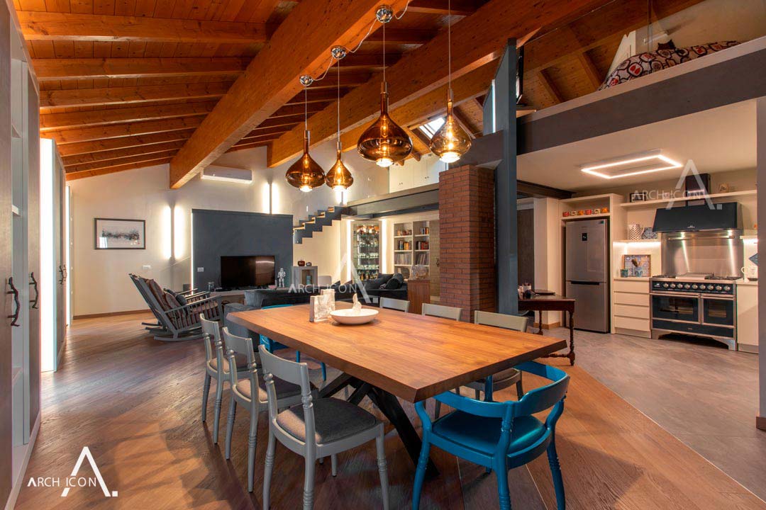 Ristrutturazione di un casale lombardo -Progetto Arch . Tiziano Boglio