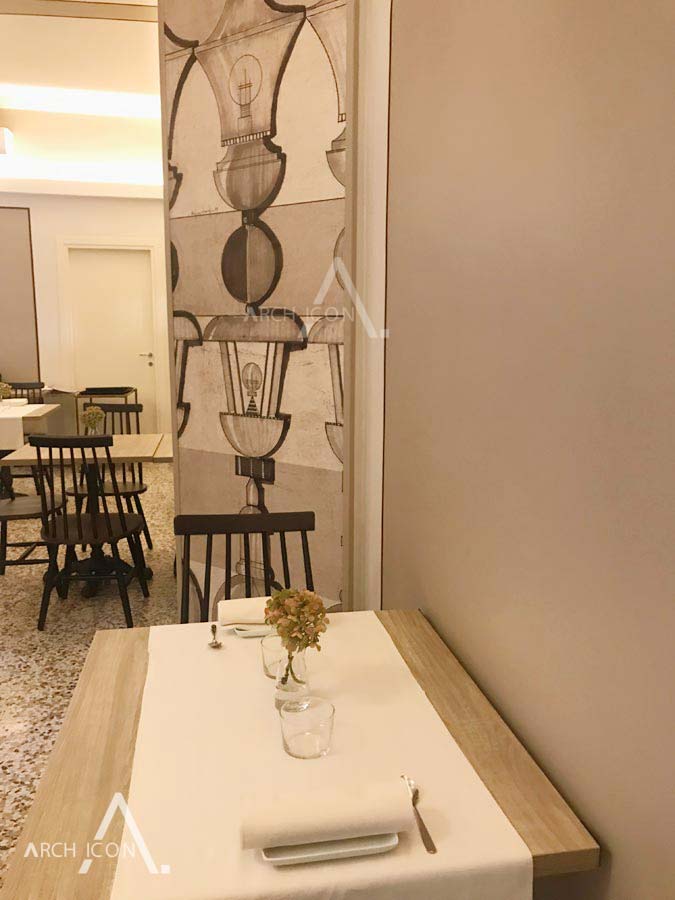 3scalini ristorante novara- ristrutturazione - archicona studio architetti novara